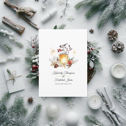 Evergreen Pine en Spruce Winter Wedding Charm Programma