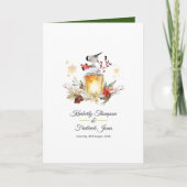 Evergreen Pine en Spruce Winter Wedding Charm Programma (Voorkant)