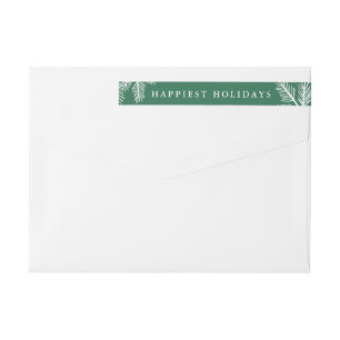 Evergreen Pine Green Holiday Retouradres