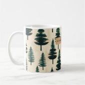 Evergreen  Pine in donkergroen en beige Koffiemok (Links)