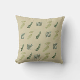 : Evergreen Pine Leaves Accent Pillow Kussen