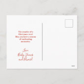 Evergreen Pine Tree Vintage Christmas Postcard Feestdagenkaart (Achterkant)