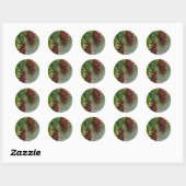 Evergreen Pinecone Sla de datum bruiloft Sticker (Vel)