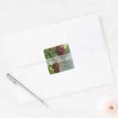 Evergreen Pinecone Snoep Buffet Sticker (Envelop)