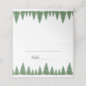 Evergreen-plaatskaart Plaatskaartje (Buitenkant ongevouwen)