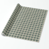 Evergreen plaid cadeaupapier (Uitgerold)