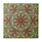 Evergreen & Purples keramisch tegels Tegeltje (Voorkant)