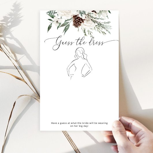 Evergreen Raad het bruidsjurk bruidsfeest spel