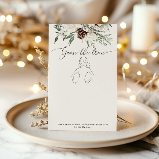 Evergreen Raad het bruidsjurk bruidsfeest spel
