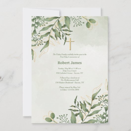 Evergreen Religieuze Kaart (Voorkant)