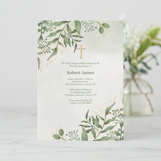 Evergreen Religieuze Kaart (Staand voorkant)