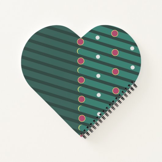 Evergreen Rhythm Diagonal Notitieboek (Achterkant)