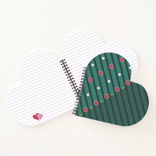 Evergreen Rhythm Diagonal Notitieboek (Binnen)