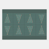 Evergreen Rhythm Inpakpapier Vel (Voorkant 2)