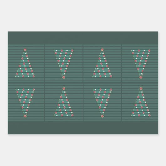 Evergreen Rhythm Inpakpapier Vel (Voorkant 2)