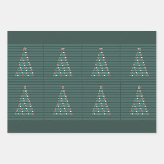 Evergreen Rhythm Inpakpapier Vel (Voorkant)