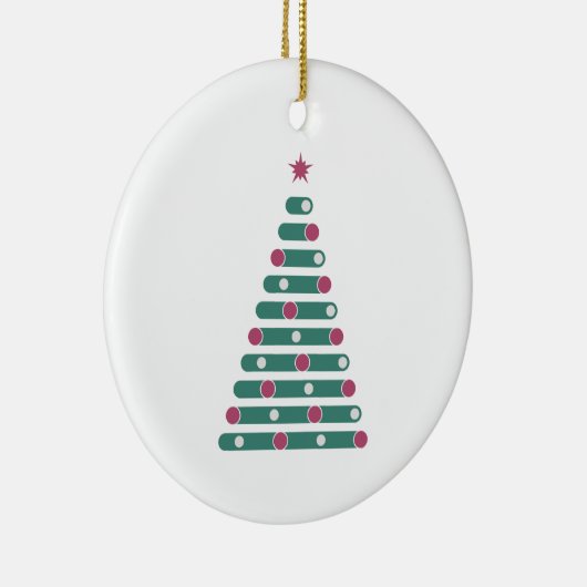 Evergreen Rhythm Keramisch Ornament (Rechts)