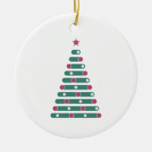 Evergreen Rhythm Keramisch Ornament (Voorkant)