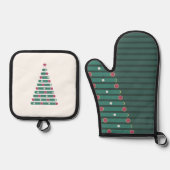 Evergreen Rhythm Ovenwant & Pannenlap Set (Voorkant)