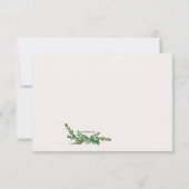 Evergreen RSVP-kaarten Kaart (Achterkant)