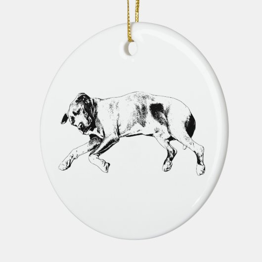 Evergreen Siesta Keramisch Ornament (Links)