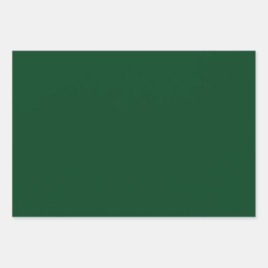 Evergreen Solid Color Inpakpapier Vel (Voorkant)