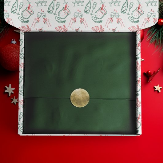 Evergreen Solid Color Tissuepapier