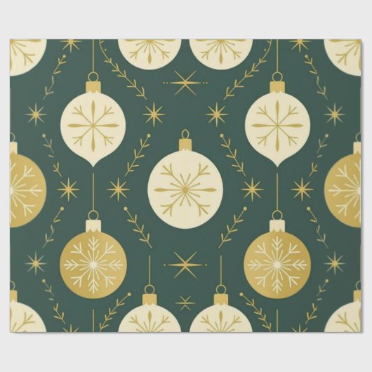 Evergreen Sparkles Cadeaupapier (Vlak)