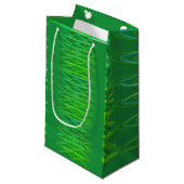Evergreen Spiral Gift Bag Klein Cadeauzakje (Voorkant Gekanteld)