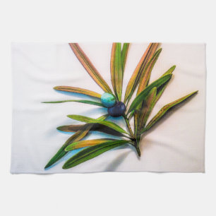 Evergreen Sprig met Berries Kitchen Towels Theedoek