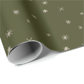 Evergreen Star Pattern-pakpapier Cadeaupapier (Rol Hoek)