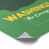 Evergreen State, Verenigde Staten Poster (Hoek)