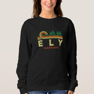Evergreen Sunset Ely Forest Minnesota Bos Natuur Trui
