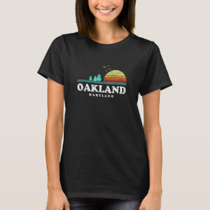 Evergreen Sunset Oakland Forest Maryland Bossen Ca T-shirt
