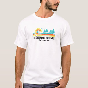 Evergreen Sunset Steamboot Springs Forest Colorado T-shirt