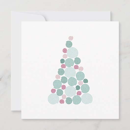 Evergreen Swirl Kaart (Voorkant)