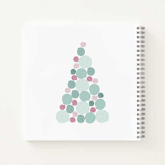 Evergreen Swirl Notitieboek (Achterkant)