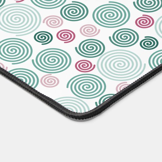 Evergreen Swirl (Patroon) Bureaumat (Hoek)