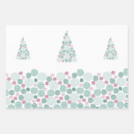 Evergreen Swirl (Patroon) Inpakpapier Vel
