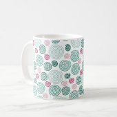 Evergreen Swirl (Patroon) Koffiemok (Voorkant links)