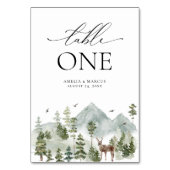 Evergreen-tabelnummer Kaart (Achterkant)