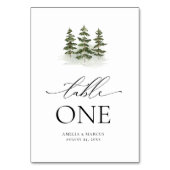 Evergreen-tabelnummer Kaart (Voorkant)