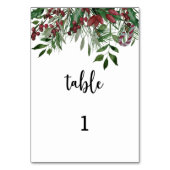 Evergreen-tafelkaart Kaart (Achterkant)