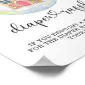 Evergreen tak met bubbel - luierloterij poster (Hoek)