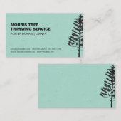 Evergreen Tree | Achtergrond groene textuur Visitekaartje (Voorkant / Achterkant)