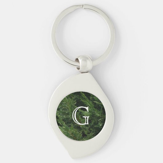 Evergreen Tree - Cypress Boughs Sleutelhanger (Voorkant)