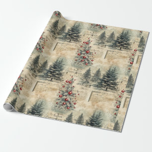  Evergreen Tree Forest Cadeaupapier