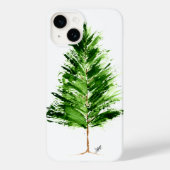 Evergreen Tree iPhone 14 Barely There Hoesje (Achterkant)