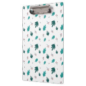 Evergreen Tree Leaves en Red Holly Berries Klembord (Links)