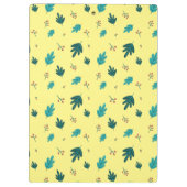 Evergreen Tree Leaves en Red Holly Berries Klembord (Achterkant)